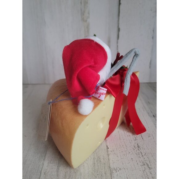 Annalee 1992 country mouse Wedge cheese doll Society xmas - Picture 6 of 8